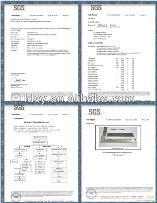 Matt White PVC Rigid Plastic Sheet