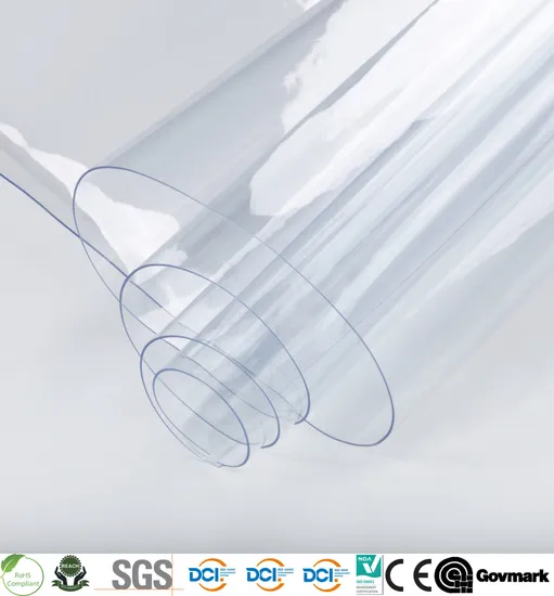 Filme de embalagem PVC Super Clear Filme Transparente Folha de PVC